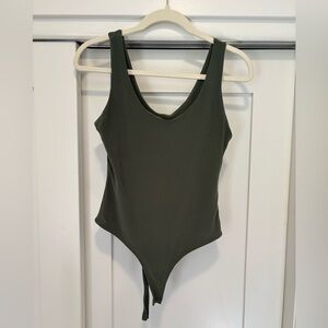 Olive Green Bodysuit